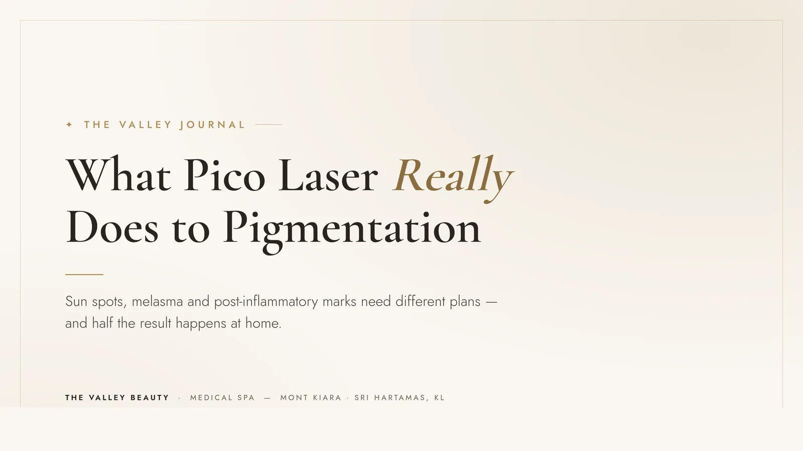 What pico laser actually does to pigmentation — and why melasma needs a different plan